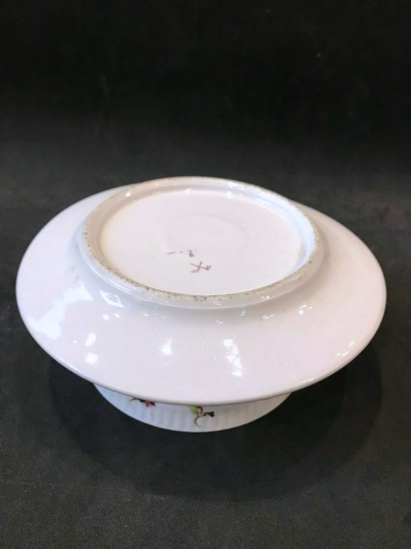 Beurrier, pot couvert en porcelaine Rauenstein Thuringe, Allemagne début XIXème – Image 6