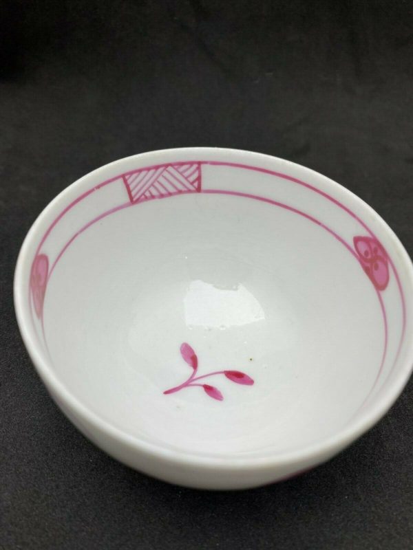 6 Coupelles et soucoupes en porcelaine Rauenstein Thuringe, Allemagne vers 1800 lot n°2 – Image 2