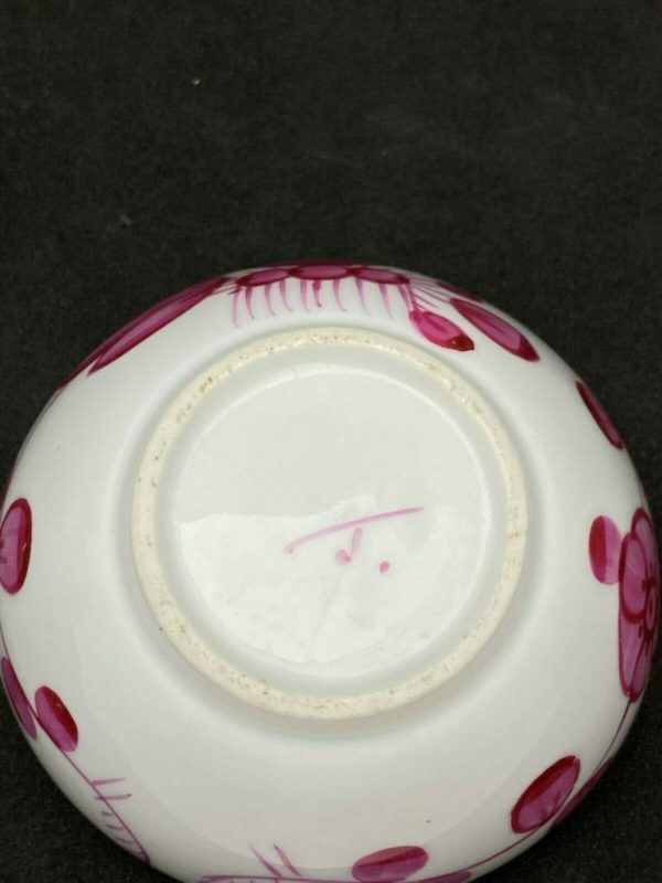 6 Coupelles et soucoupes en porcelaine Rauenstein Thuringe, Allemagne vers 1800 lot n°2 – Image 4