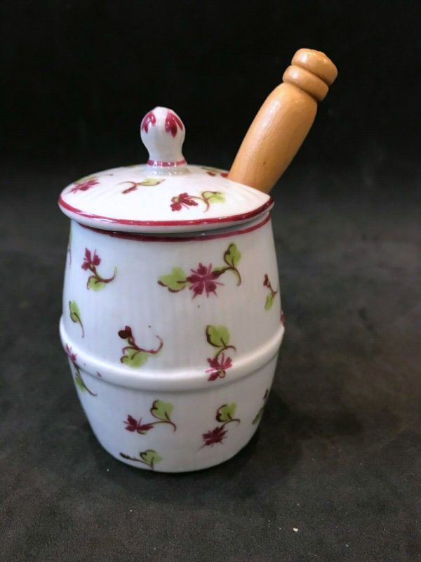 Pot, moutardier en porcelaine Rauenstein Thuringe, Allemagne début XIXème – Image 4