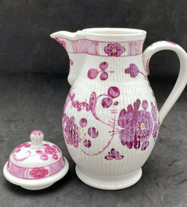 Pot à lait couvert en porcelaine Rauenstein Thuringe, Allemagne vers 1800 – Image 2