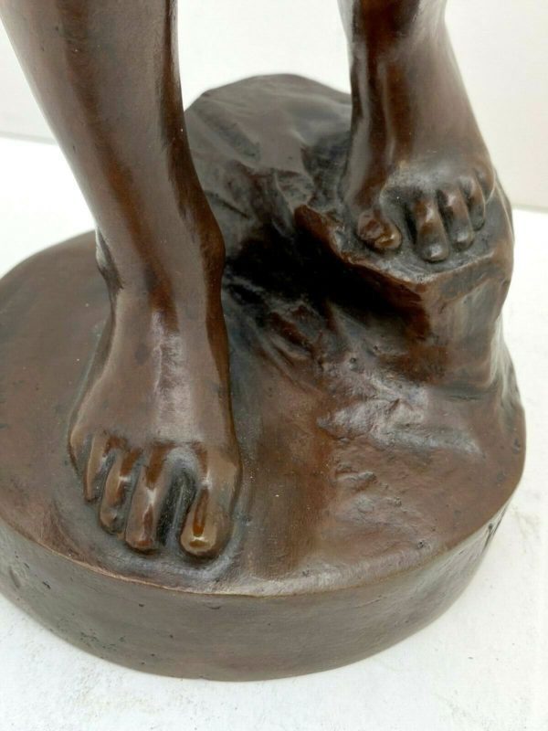 Sculpture Bronze Alphonse VAN BEURDEN – Image 6