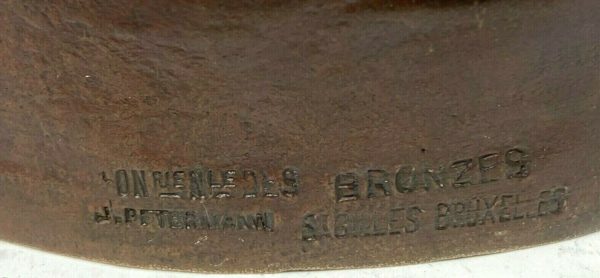 Sculpture Bronze Alphonse VAN BEURDEN – Image 8