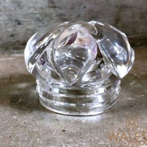 ENCRIER ROND SUR SON PLATEAU en Val Saint Lambert