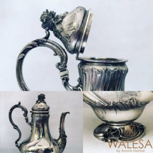 Verseuse argent massif France