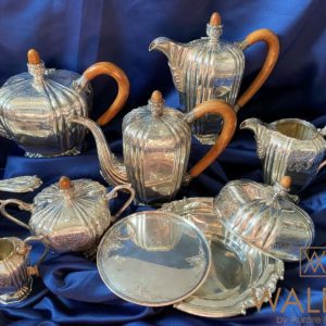 service à café et thé argent A835, Orfèvre PV