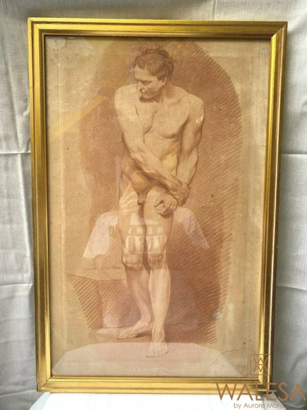 Gilles DEMARTEAU gravure à la manière sanguine – Image 5