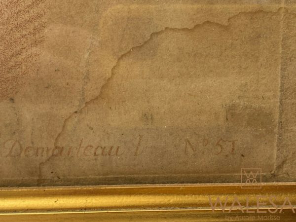 Gilles DEMARTEAU gravure à la manière sanguine – Image 4