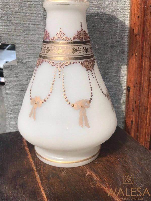 vases OPALINE peints