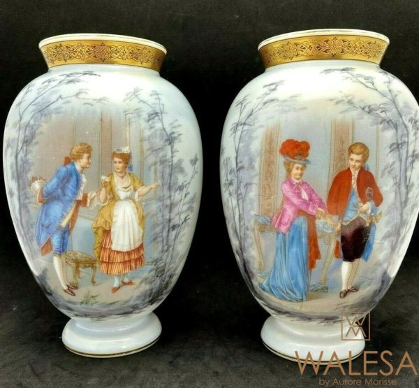 vases opaline de cristal