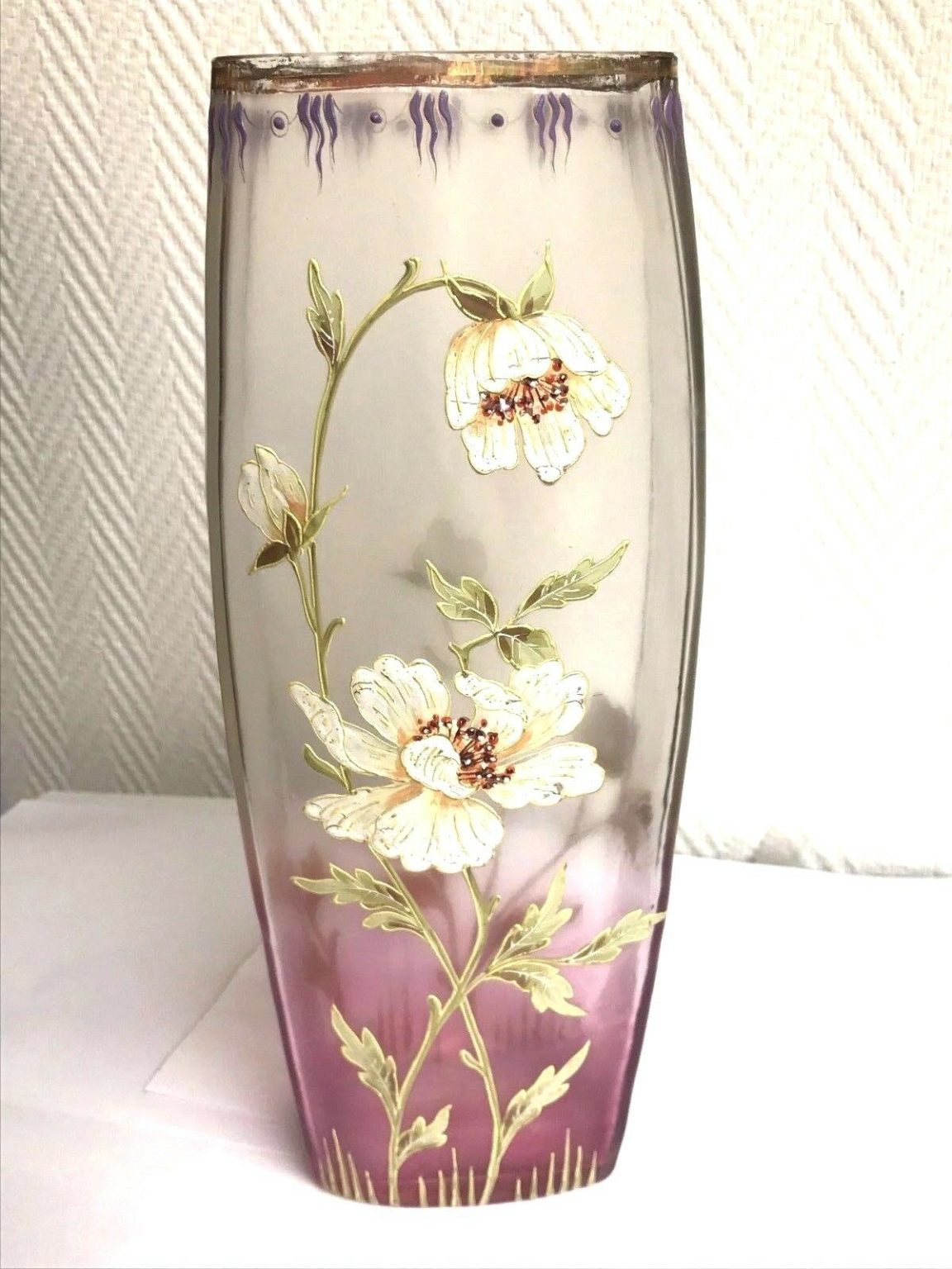 Vase Legras Montjoye Antiquités Maison Walesa