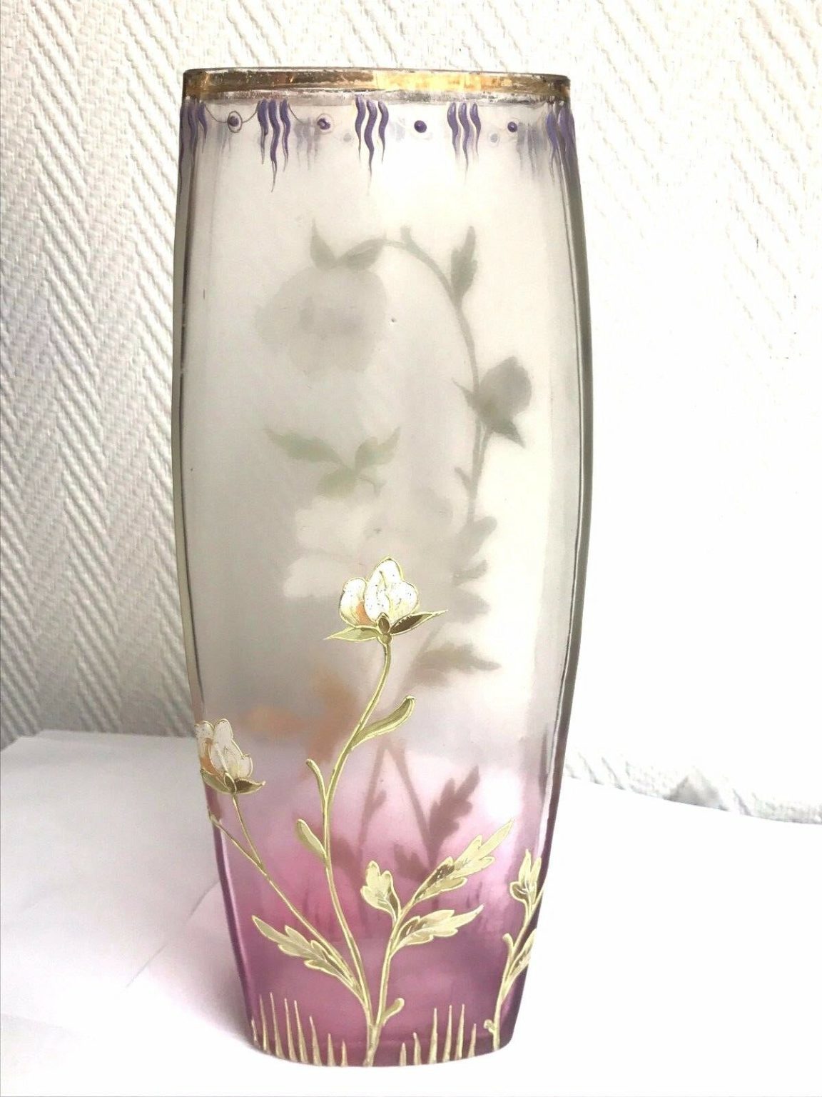 Vase Legras Montjoye Antiquités Maison Walesa