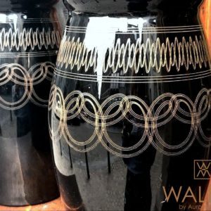 vases en verre hyalite