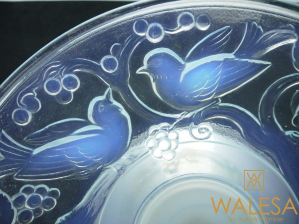 Coupe Art Deco verre opalescent  – Image 3