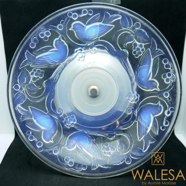 Coupe Art Deco verre opalescent  – Image 2