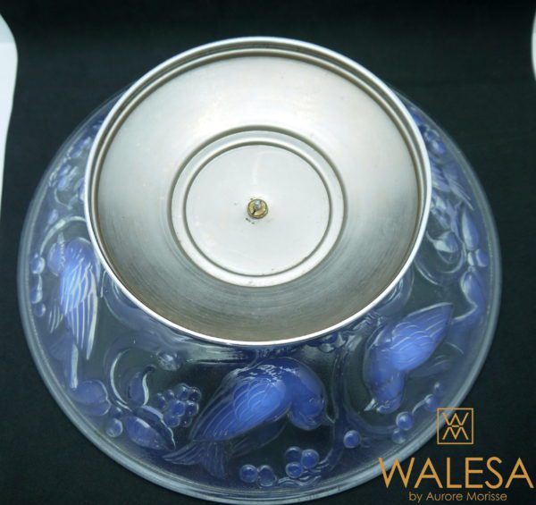 Coupe Art Deco verre opalescent  – Image 4