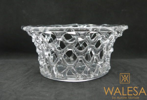 Corbeille et plateau en vannerie de cristal 18ème – Image 10