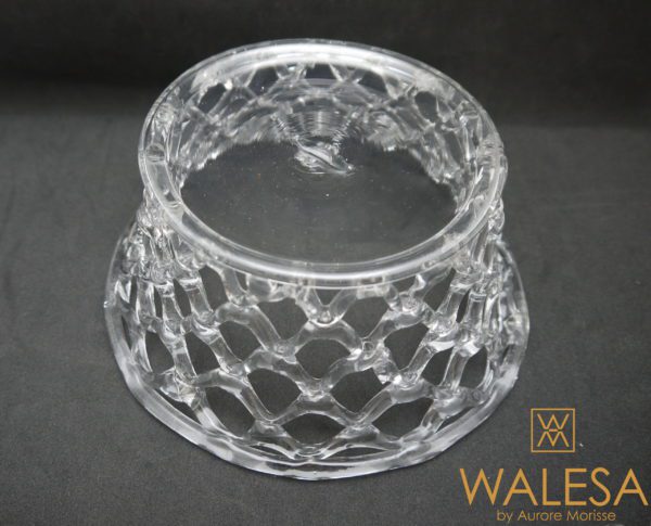 Corbeille et plateau en vannerie de cristal 18ème – Image 11