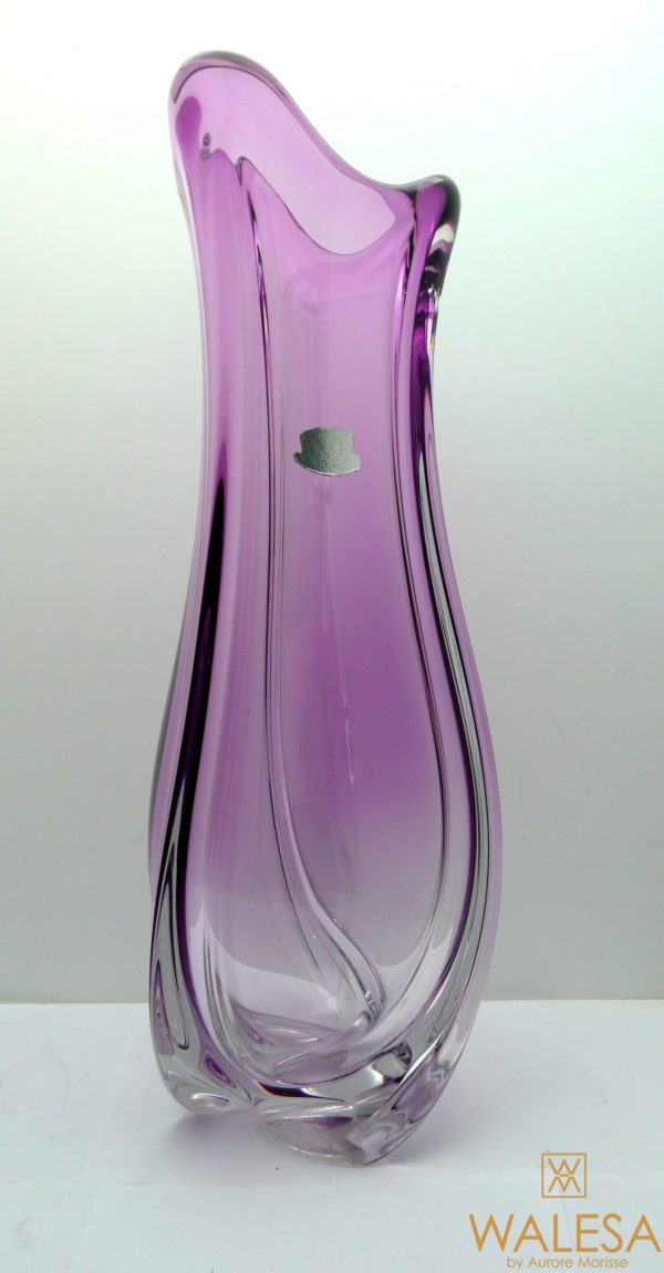 Grand vase cristal Val Saint Lambert 51cm – Image 3