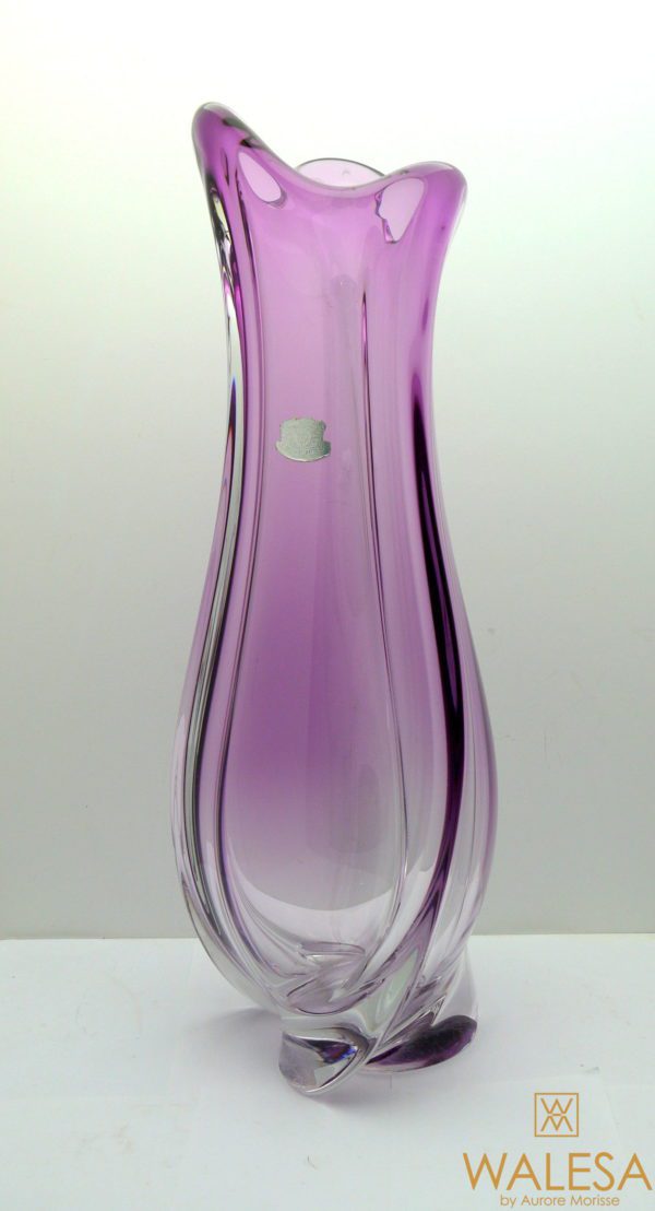 Grand vase cristal Val Saint Lambert 51cm – Image 4
