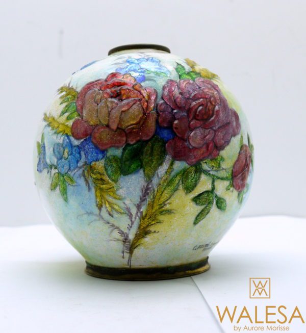Vase Boule Camille Fauré Limoges – Image 6