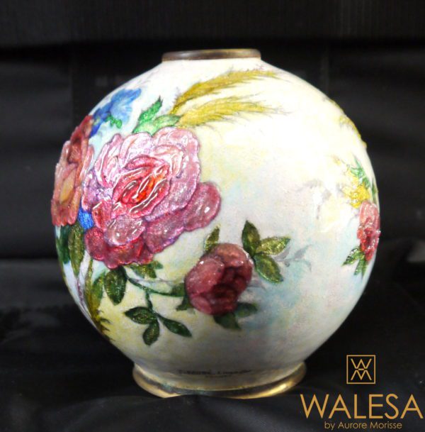 Vase Boule Camille Fauré Limoges – Image 3