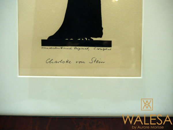 Portrait silhouette Charlotte Von Stein – Image 3