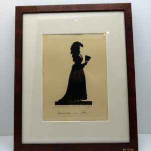 portrait silhouette Charlotte Von Stein