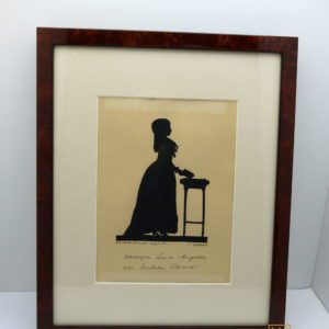 portrait silhouette Duchesse Augusta von Sachsen-Weimar