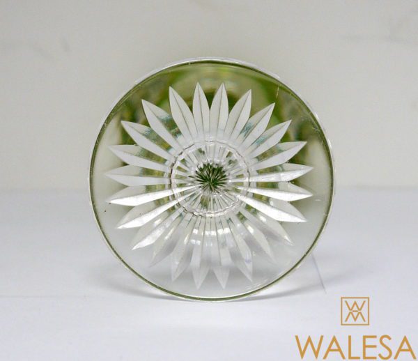 verre à liqueur cristal doublé vert Val Saint Lambert 13cm – Image 3