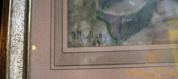 MOULLADE Georges Aquarelle – Image 3