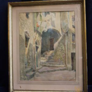 MOULLADE Georges Aquarelle