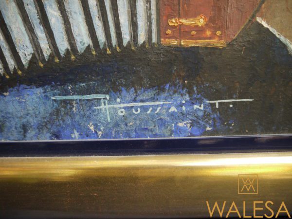 Huile sur toile signée Toussaint – Image 5