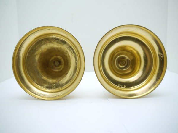 Paire De Flambeaux En Bronze Doré De Style Louis XVI – Image 4