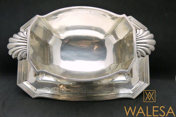 Platerie argent massif 3 plateaux 2 sauciers – Image 7