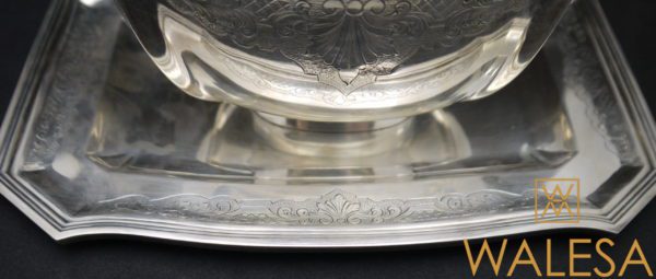 Platerie argent massif 3 plateaux 2 sauciers – Image 9