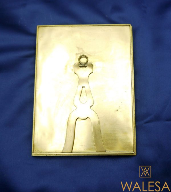 Cadre photo bronze doré style Empire XIXème – Image 2