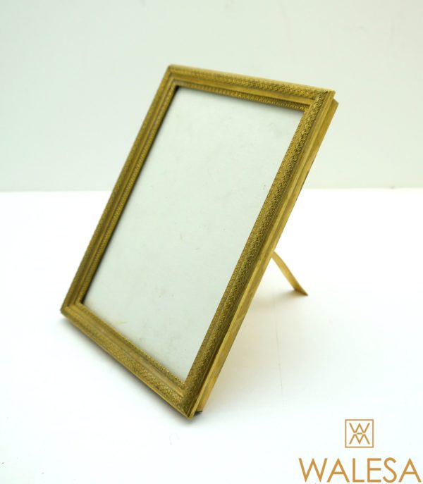 Cadre photo bronze doré style Empire XIXème – Image 3