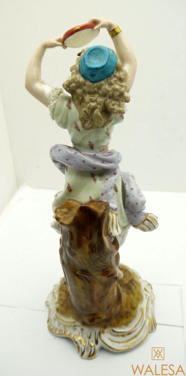 Statuette Gitane Porcelaine de Plaue Thuringe Schierholz 19ème – Image 4
