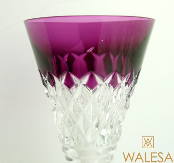 6 verres à vin cristal Val Saint Lambert H 20cm – Image 9