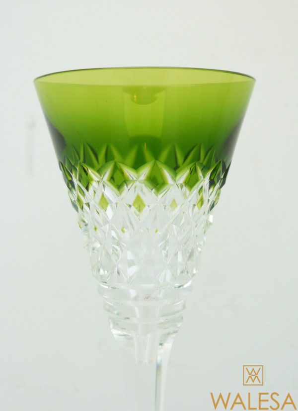 6 verres à vin cristal Val Saint Lambert H 20cm – Image 6