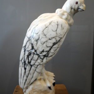 Sculpture condor marbre signée