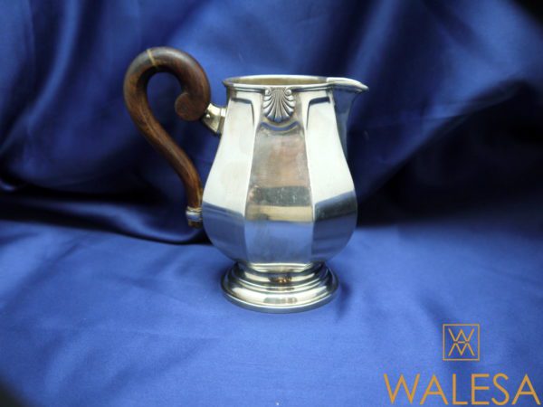 Service à thé et café argent massif de la maison Wolfers – Image 11