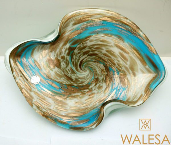 Coupe vide-poche en verre de Murano dans le gout de Dino MARTENS – Image 6