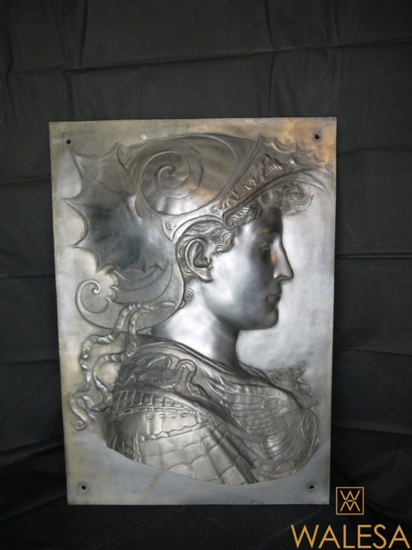 Paire de panneaux  figurant Minerve et un profil à l'antique – Image 12