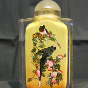 Snuff Bottle en verre de Pékin