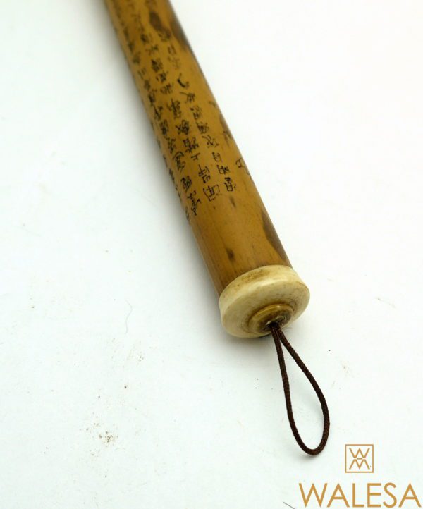 Pinceau de calligraphie en bois et os – Image 6