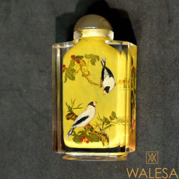 Snuff Bottle en verre de Pékin – Image 4