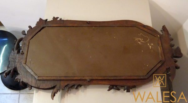 Miroir En Bois Sculpté De Style Louis XV Chêne Massif - XIXème – Image 8