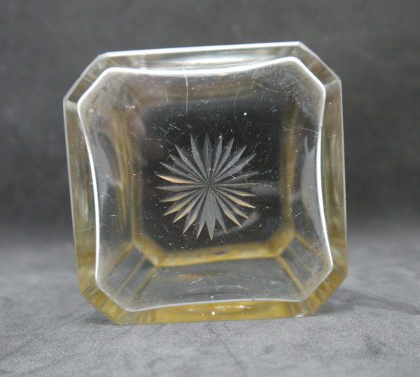Vase art nouveau sécession viennoise cristal et étain – Image 3